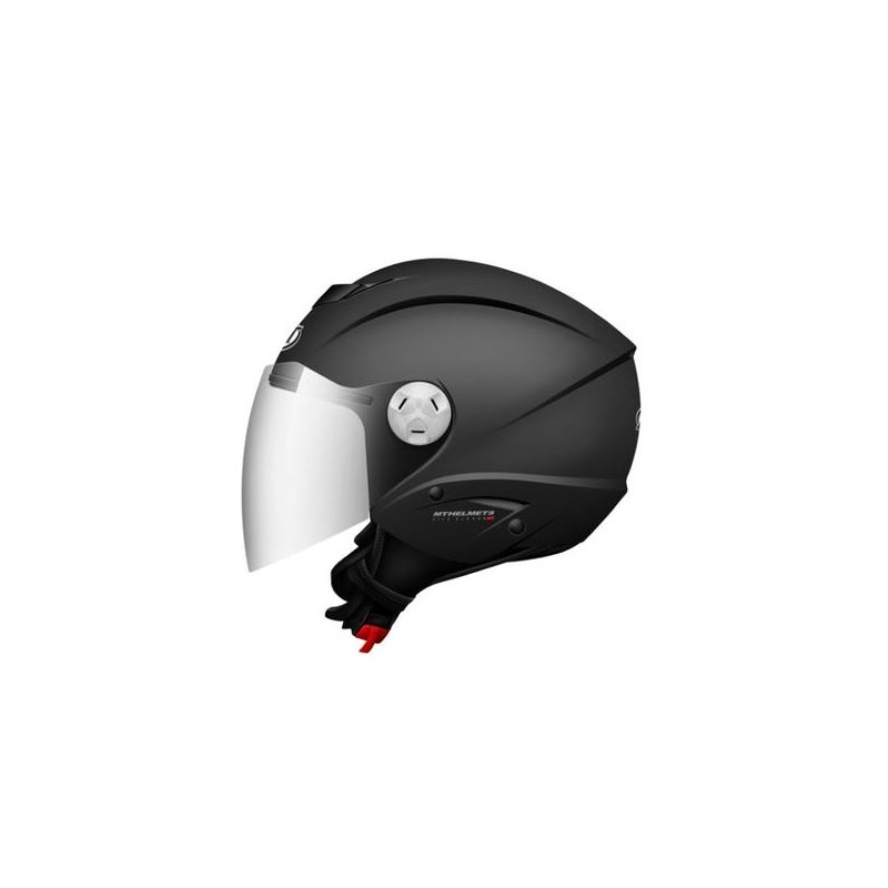 MT City Eleven SV offener Motorradhelm schwarz matt Ausverkauf