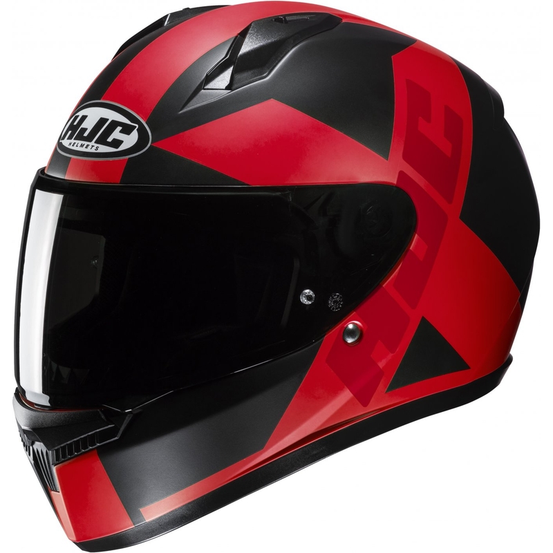 Integral Motorradhelm HJC C10 Tez MC1SF schwarz-rot