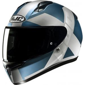 Integral Motorradhelm HJC C10 Tez MC2SF grau-blau