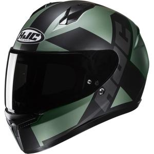 Integral Motorradhelm HJC C10 Tez MC4SF schwarz-grün