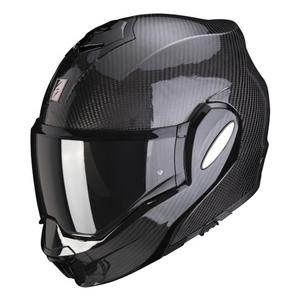 Klapphelm Scorpion EXO-TECH EVO Carbon schwarz glänzend - Klasse II