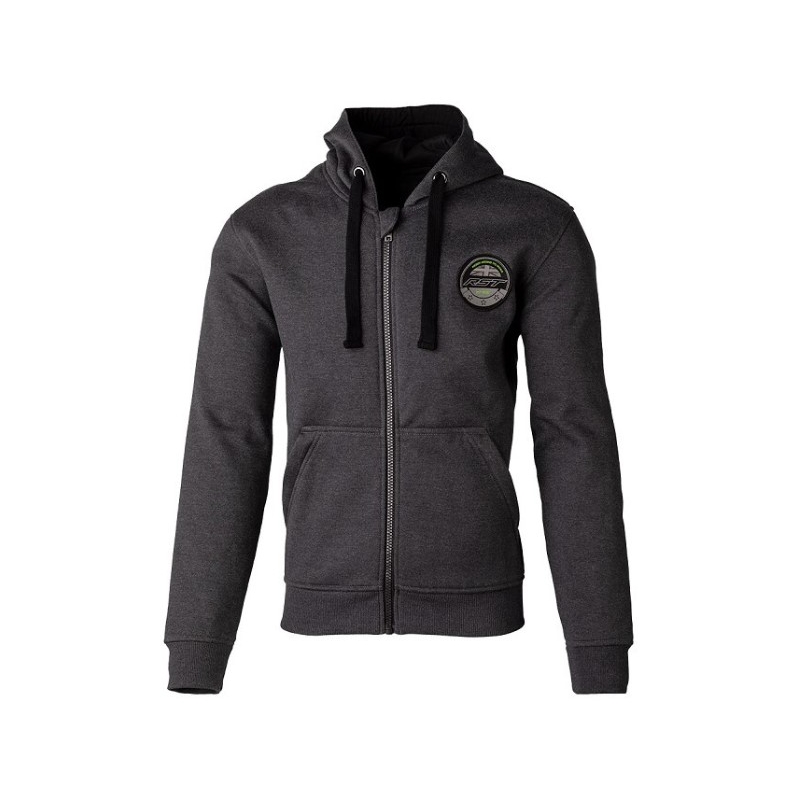 Motorrad-Kapuzenpullover RST X Zip Factory CE grau Ausverkauf - II. Qualität