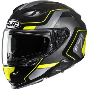 Integral Motorradhelm HJC F71 Arcan MC3H schwarz-grau-fluo gelb