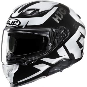 Integral Motorradhelm HJC F71 Bard MC5 schwarz und weiß