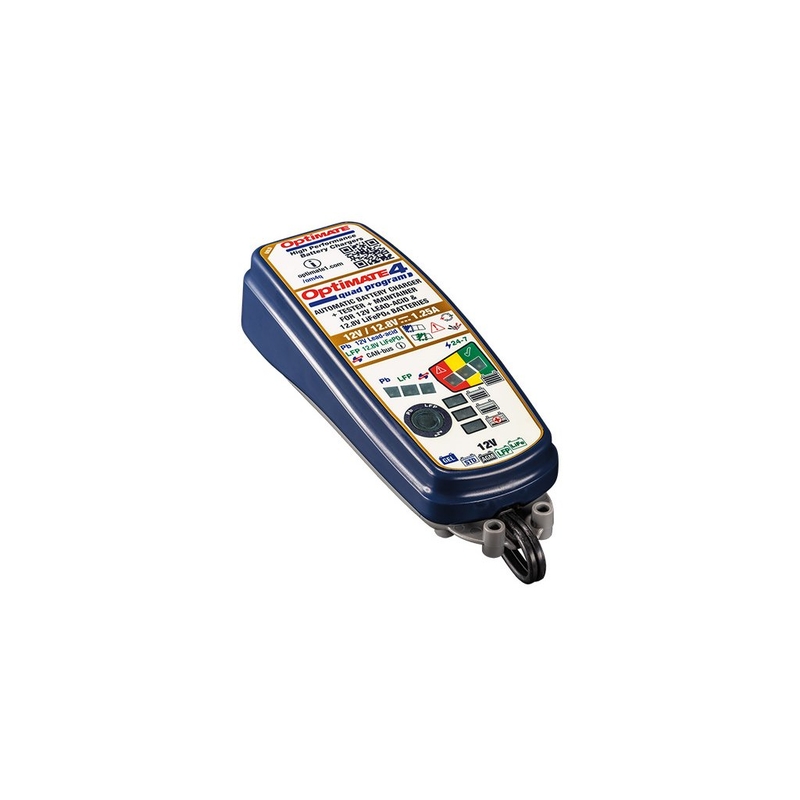 Batterieladegerät TecMate- Optimate 4 QUAD PROGRAM CAN-BUS PREMIUM 12V/12.8-1.25A