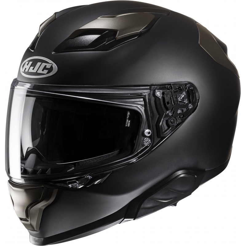 Integrierter Motorradhelm HJC F71 Solid mattschwarz