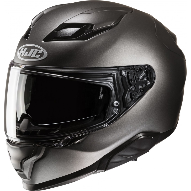 Integraler Motorradhelm HJC F71 Solid titangrau