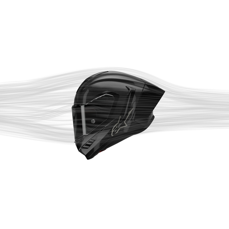 Integralhelm für Motorrad Alpinestars Supertech R-10 Team Carbon Fluo Rot-Blau-Weiß Matt