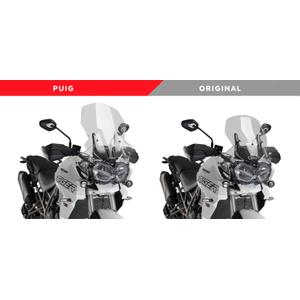 Windschutzscheibe PUIG TOURING 9656H getönt für TRIUMPH Tiger 800 / Sport 2018-2019