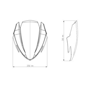 Windschirm PUIG NEW GEN. SPORT 9435F dunkel getönt