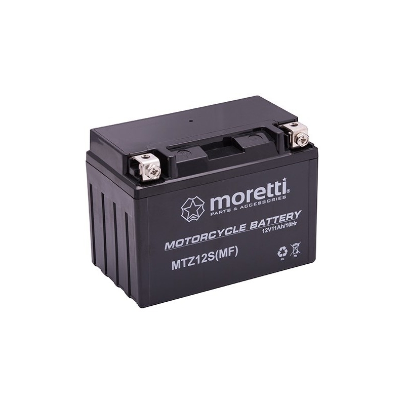 Wartungsfreie Gel-Batterie Moretti MTZ12S, 12V 10Ah