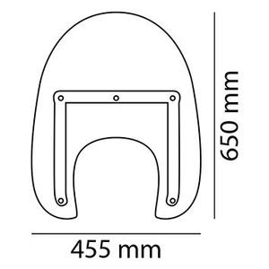 Windschirm PUIG AMERICA I 5941W transparent