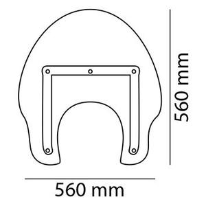 Windschirm PUIG AMERICA II 5957W transparent