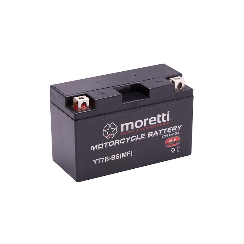 Wartungsfreie Gel-Batterie Moretti MT7B-BS, 12V 7Ah Ausverkauf