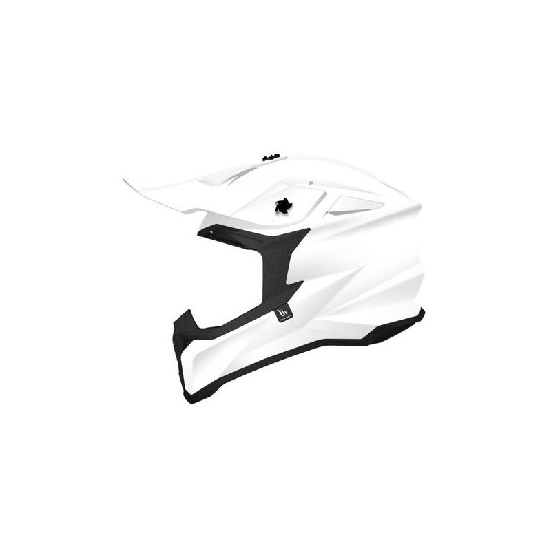MT Falcon Motocross Helm weiß
