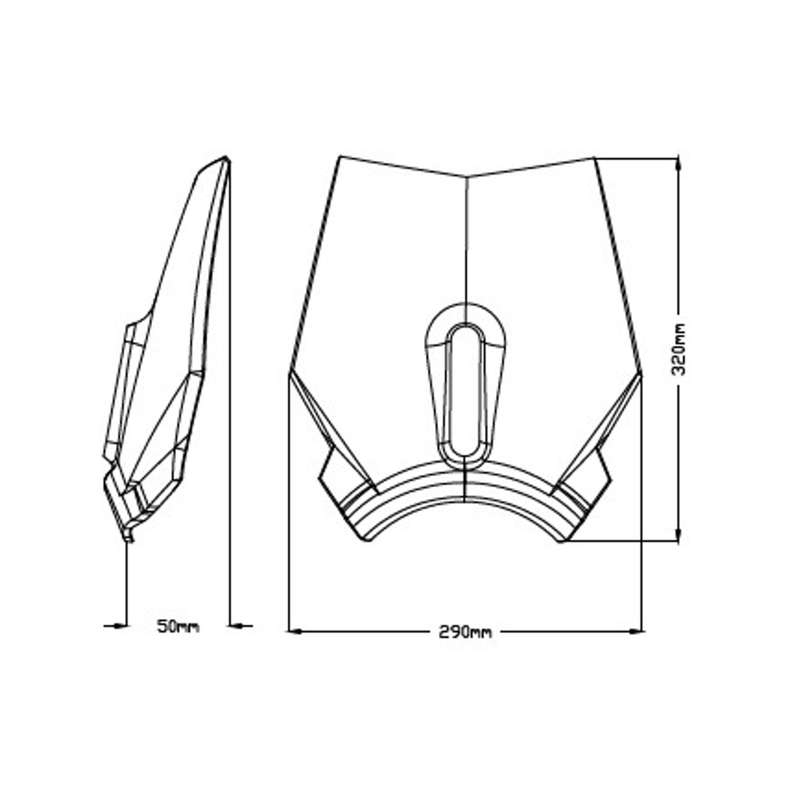 Windschirm PUIG NEW GEN. SPORT transparent