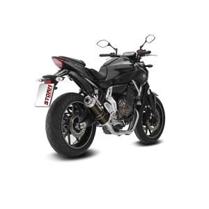 Auspuff komplett 2x1 STORM GP Y.045.LXSB Steel black