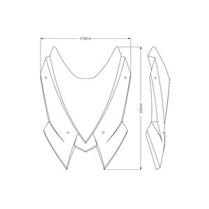 Windschirm PUIG NEW GEN. SPORT 20506H getönt