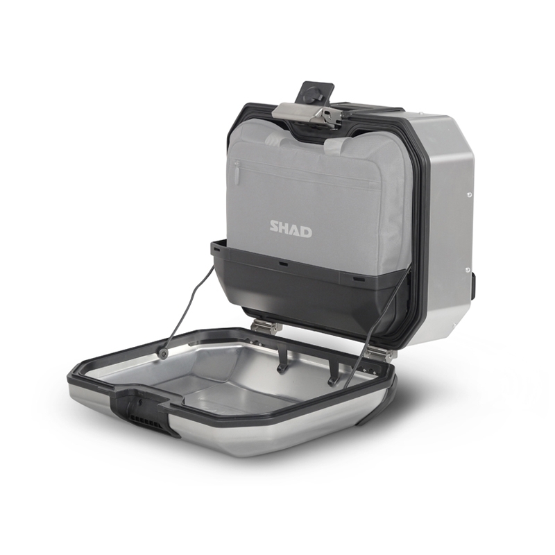 Complete set of 36L / 47L SHAD TERRA aluminum side cases, including mounting kit SHAD TRIUMPH Tiger 800