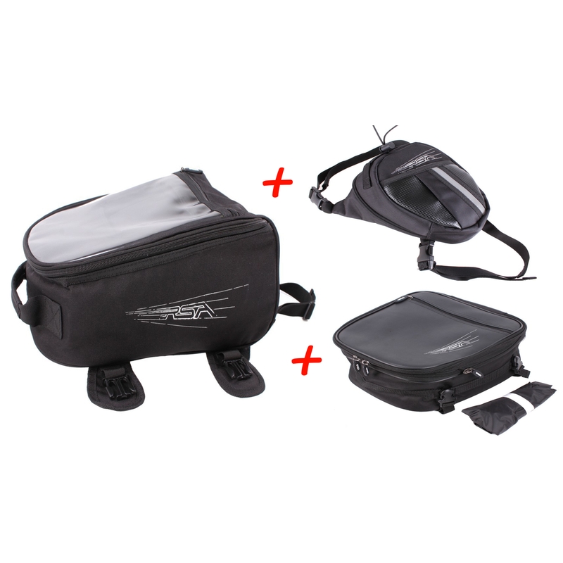SET: RSA Tankrucksack + Oberschenkeltasche + Satteltasche