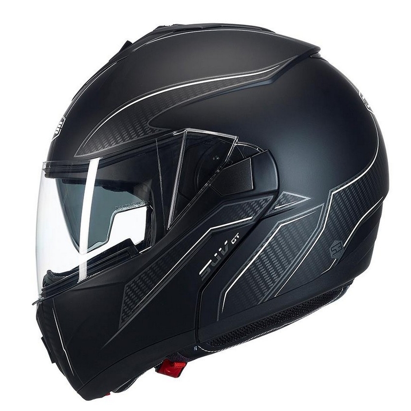 CMS SUV GT ST Motorradhelm schwarz und weiß
