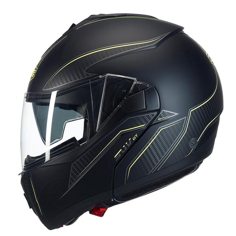 CMS SUV GT ST schwarz-fluorgelber Motorradhelm