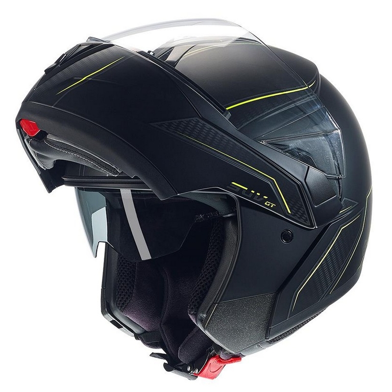 CMS SUV GT ST schwarz-fluorgelber Motorradhelm