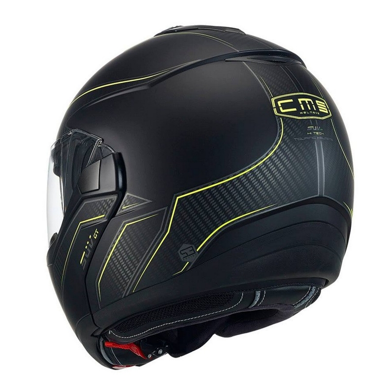 CMS SUV GT ST schwarz-fluorgelber Motorradhelm