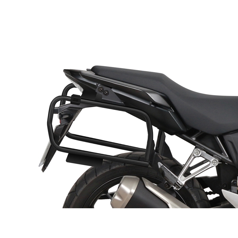 Complete set of 36L / 36L SHAD TERRA BLACK aluminum side cases, including mounting kit SHAD HONDA CB 500 X