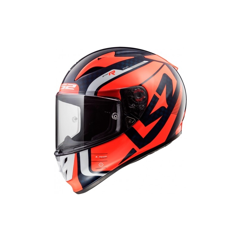 Moto Helm LS2 FF323 Arrow C EVO Sting fluo orange