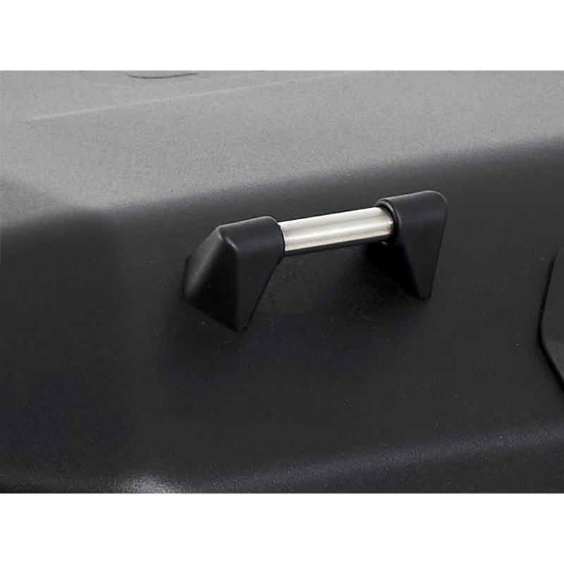 Complete set of aluminum cases SHAD TERRA BLACK, 48L topcase + 47L / 47L side cases, including mounting kit and plate SHAD SUZUKI DL 650 V-Strom