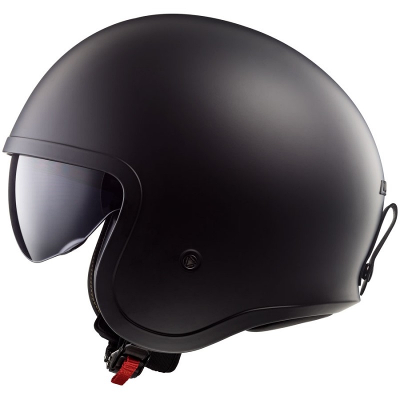 Motorradhelm offen LS2 OF599 Spitfire schwarz matt