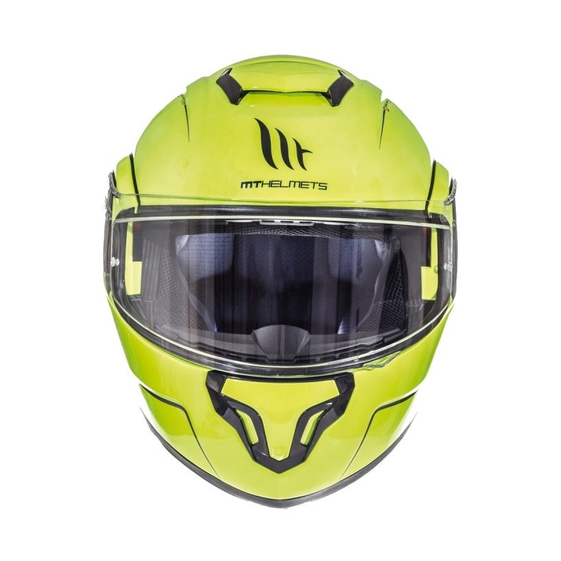 MT Atom fluo gelb tip-up Motorradhelm Ausverkauf