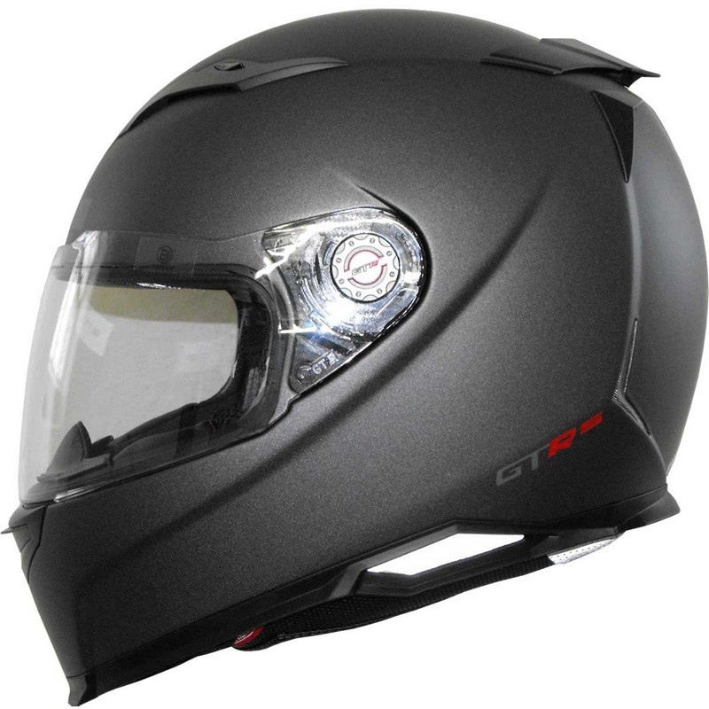 Motorradhelm CMS GTR-S Plain matt titanium