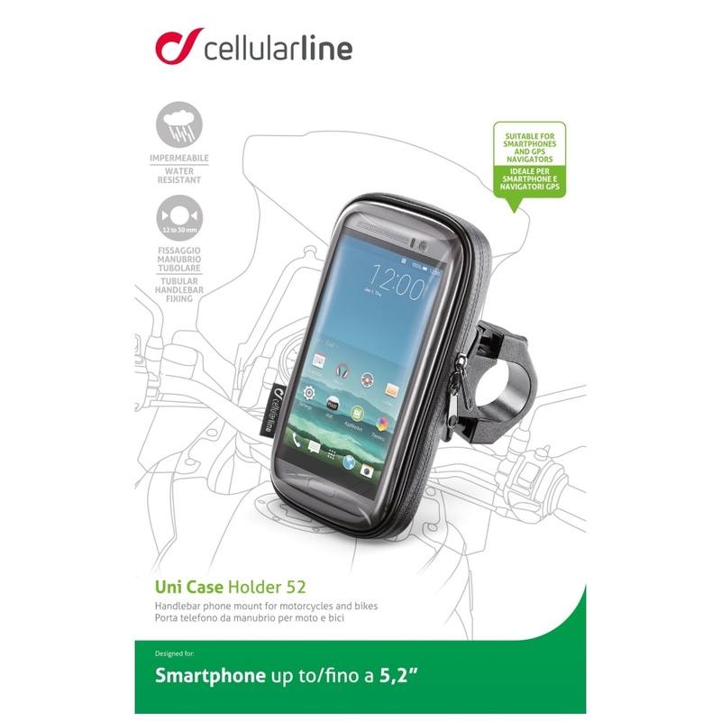 Wasserdichte Interphone SMART-Tasche für Handys bis zu 5,2"