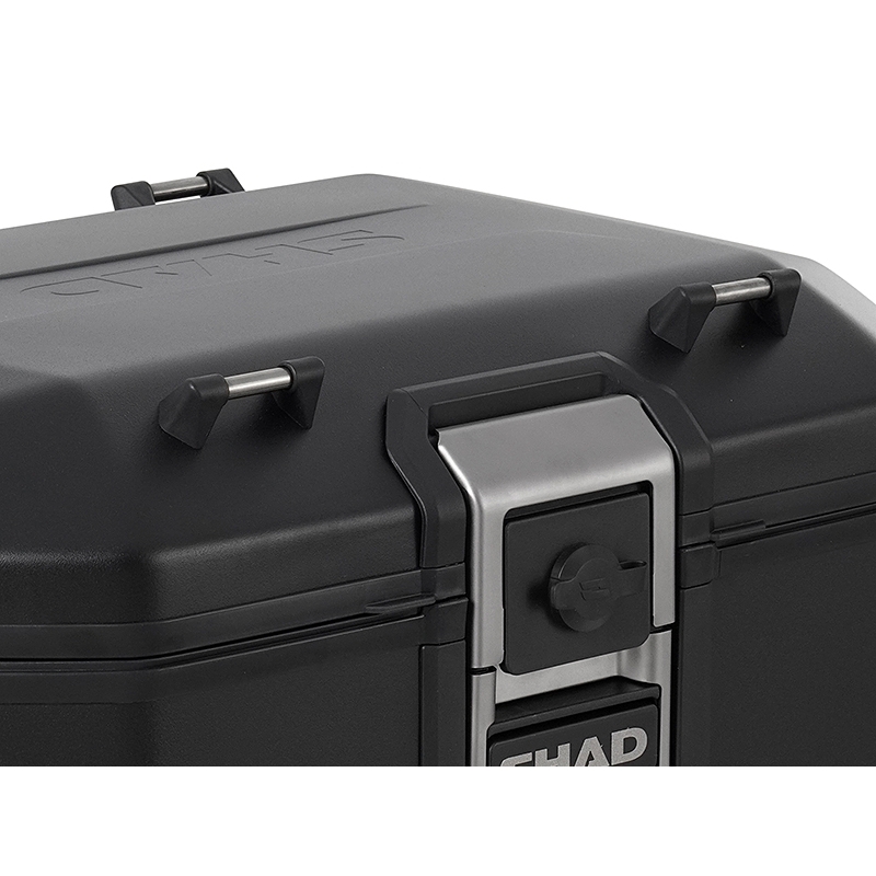 Complete set of SHAD TERRA TR40 adventure saddlebags and SHAD TERRA BLACK aluminium 55L topcase, including mounting kit SHAD Benelli TRK 502 X