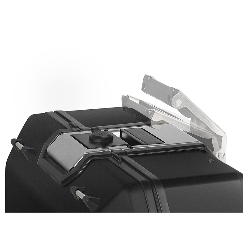 Complete set of SHAD TERRA TR40 adventure saddlebags and SHAD TERRA BLACK aluminium 55L topcase, including mounting kit SHAD Benelli TRK 502 X