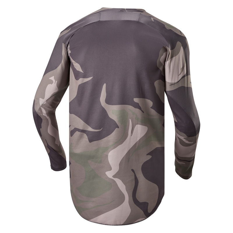 Alpinestars Racer Tactical Motocrosstrikot grün camo-braun