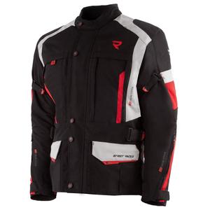 Motorradjacke Street Racer Hilax schwarz-grau-rot