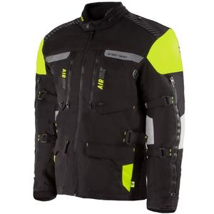 Street Racer All Season Schwarz-Fluo Gelbe Motorradjacke