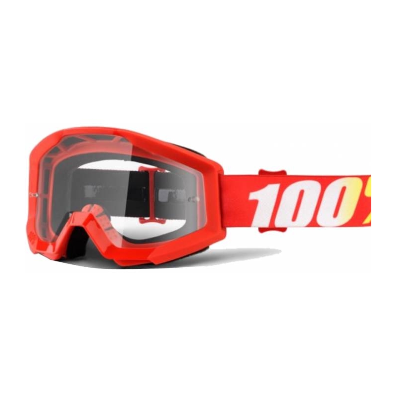 100% Strata Furnace-Brille (klares Plexiglas mit Glimmerstiften)