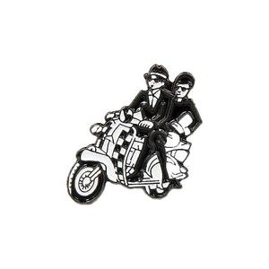 Abzeichen Scooter schwarz