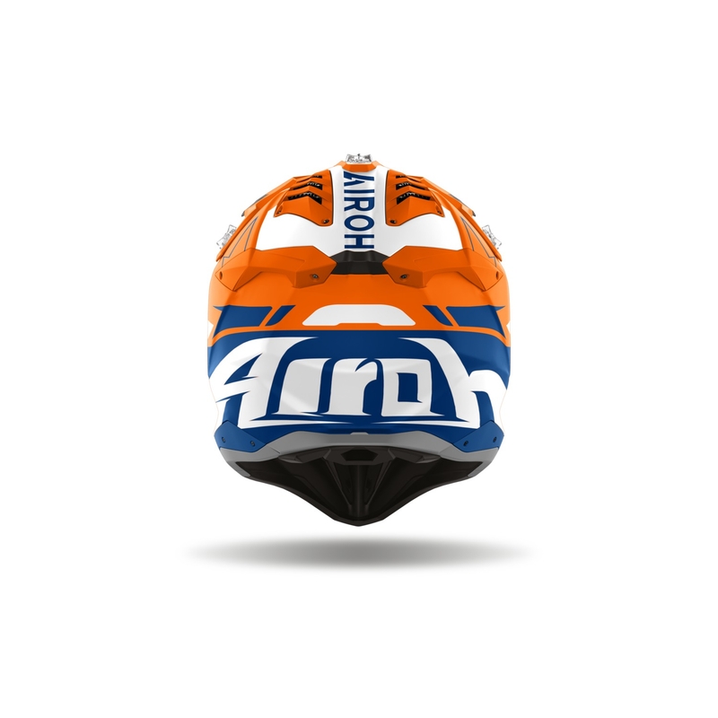 Motocrosshelm Airoh Aviator 3 Spin fluoreszierend orange matt