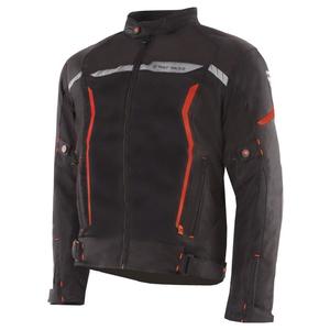 Street Racer Flex Air Motorradjacke schwarz-rot