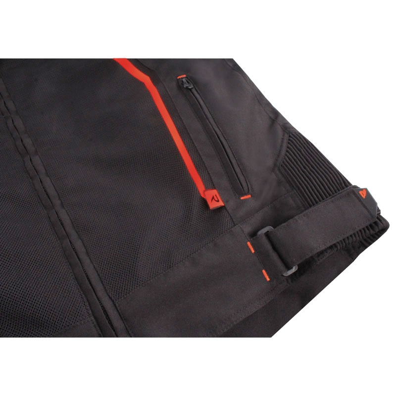 Street Racer Flex Air Motorradjacke schwarz-rot