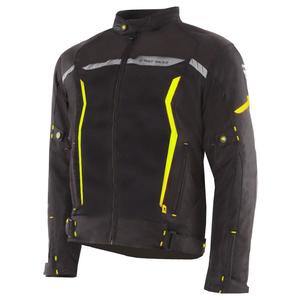 Street Racer Flex Air Motorradjacke Schwarz-Fluogelb