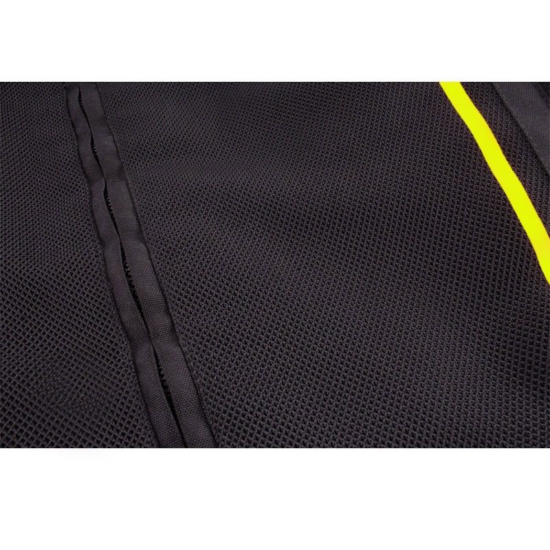 Street Racer Flex Air Motorradjacke Schwarz-Fluogelb