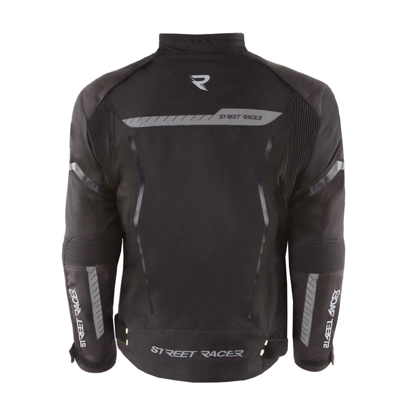 Street Racer Flex Air Motorradjacke schwarz