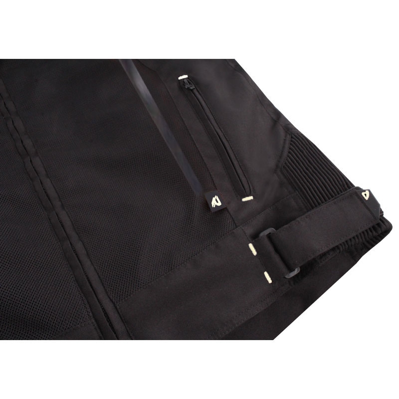 Street Racer Flex Air Motorradjacke schwarz