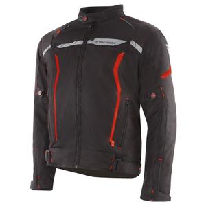 Street Racer Flex Motorradjacke schwarz-rot